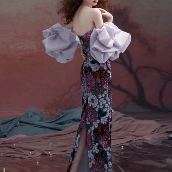 Summer Sexy V Neck Short Sleeve Printed Mini Dress Women - Picture 2 of 4